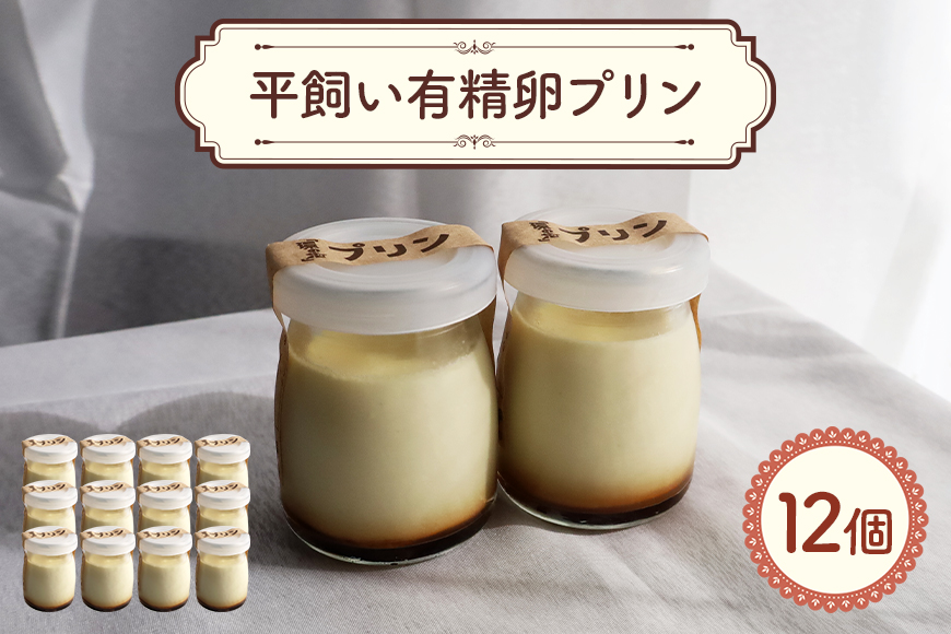環の花 平飼い有精卵プリン 12個 スイーツ お菓子 濃厚 新鮮 国産 ぷりん 冷蔵 おやつ デザート たまご 贈り物 グルメ プレゼント 洋菓子 プリン スイーツギフト 詰め合わせ 誕生日 内祝い 【環の花】【ho1394】