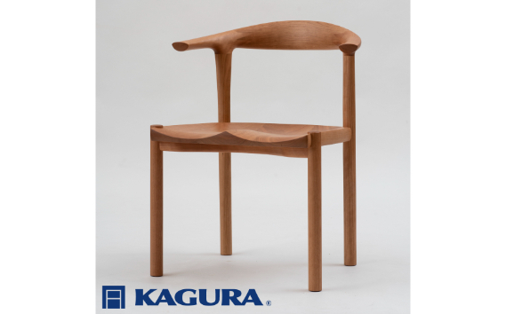 家具蔵 KAGURA アームチェア アルコII チェリー材 家具 椅子 イス 木材 無垢材 職人 手作業 温もり シンプル 洗練 茨城県 ダイニングチェア 完成品 木製 チェア デザイナーズチェア 木製チェア 食卓椅子 肘付き 天然木 アッシュ 単品 肘付 【株式会社アイダ】【ho0938】