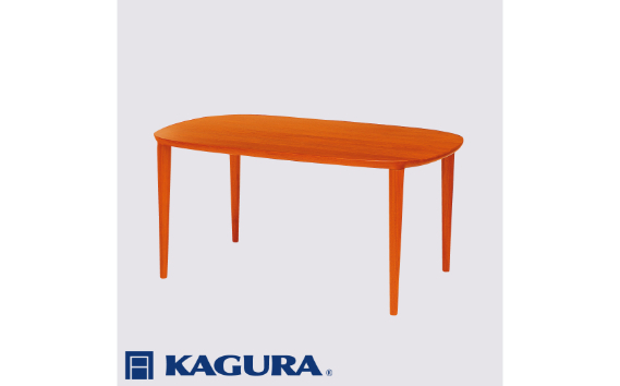 家具蔵 KAGURA テーブル グレース 1450 チェリー材 家具 ダイニング 木材 無垢材 職人 手作業 天然木 高級木材 無添加 安全 ジャパニーズモダン 高級家具 熟練 無着色 おしゃれ 天然木無垢材 温もり シンプル 洗練 【株式会社アイダ】【ho1083】