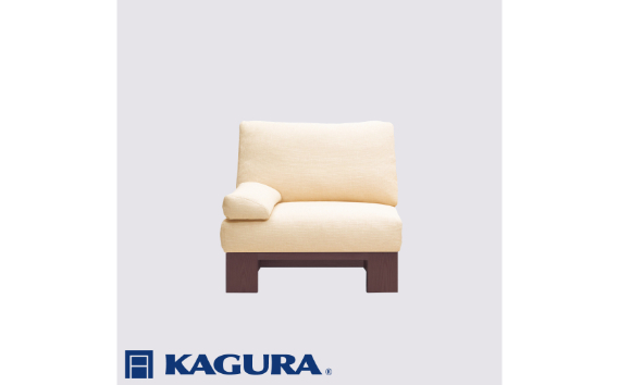 家具蔵 KAGURA 1Pアームレスソファ モデルノ ウォールナット材 家具 ソファー 1人掛け sofa リビングソファー 木材 無垢材 職人 手作業 天然木 高級木材 無添加 安全 ジャパニーズモダン 高級家具 熟練 無着色 おしゃれ 天然木無垢材 温もり シンプル 洗練 【株式会社アイダ】【ho1090】