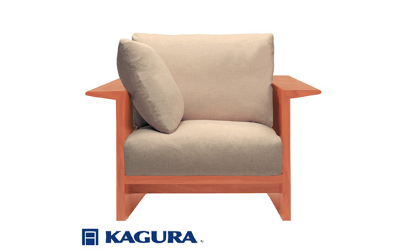 家具蔵 KAGURA 1Pソファ ウイング チェリー材 家具 ソファー 1人掛け sofa リビングソファー 木材 無垢材 職人 手作業 天然木 高級木材 無添加 安全 ジャパニーズモダン 高級家具 熟練 無着色 おしゃれ 天然木無垢材 温もり シンプル 洗練 【株式会社アイダ】【ho1205】
