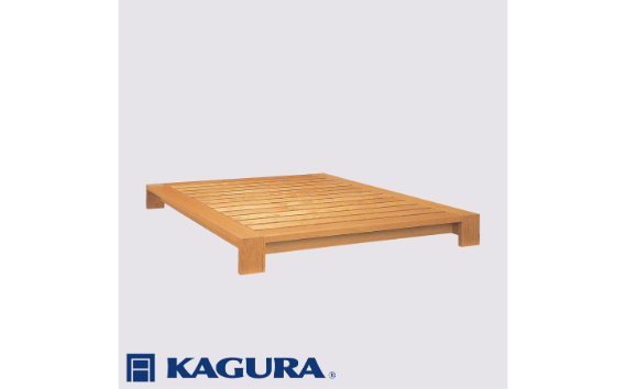 家具蔵 KAGURA ベッドフレームモデルノヘッドレス クイーン チェリー材 家具 寝具 寝室 木材 無垢材 職人 手作業 天然木 高級木材 無添加 安全 ジャパニーズモダン 高級家具 熟練 無着色 おしゃれ 天然木無垢材 温もり シンプル 洗練 【株式会社アイダ】【ho1128】
