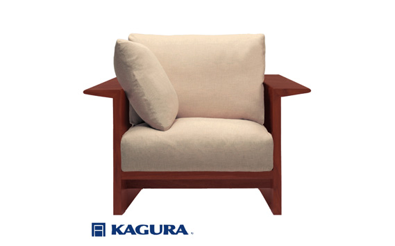 家具蔵 KAGURA 1Pソファ ウイング ウォールナット材 家具 ソファー 1人掛け sofa リビングソファー 木材 無垢材 職人 手作業 天然木 高級木材 無添加 安全 ジャパニーズモダン 高級家具 熟練 無着色 おしゃれ 天然木無垢材 温もり シンプル 洗練 【株式会社アイダ】【ho1207】
