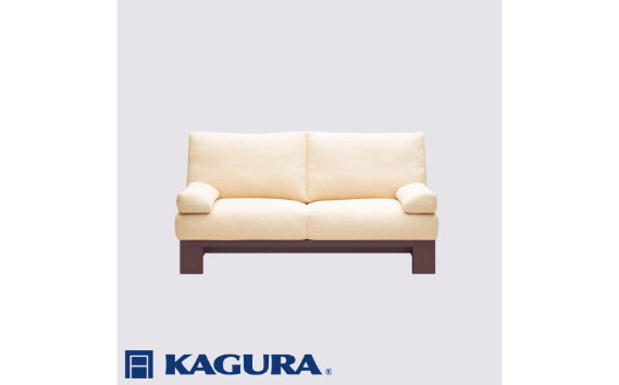 家具蔵 KAGURA 2Pアームレスソファ モデルノ ウォールナット材 家具 ソファー 2人掛け sofa リビングソファー 木材 無垢材 職人 手作業 天然木 高級木材 無添加 安全 ジャパニーズモダン 高級家具 熟練 無着色 おしゃれ 天然木無垢材 温もり シンプル 洗練 【株式会社アイダ】【ho1148】