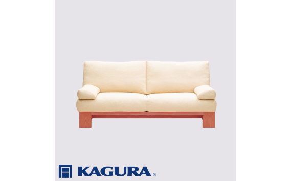 家具蔵 KAGURA 3Pアームレスソファ モデルノ チェリー材 チェリー無垢材 天然木 無着色 家具 ソファー 3人掛け sofa リビングソファー 木材 無垢材 職人 手作業 温もり シンプル 洗練 茨城県 ソファ ローソファー ソファベッド アームレス 【株式会社アイダ】【ho1157】