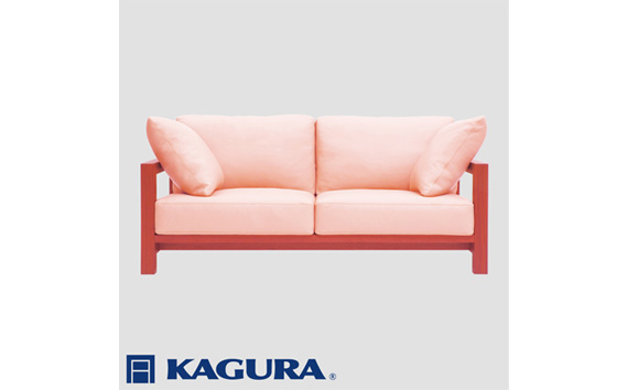 家具蔵 KAGURA 3Pソファ ダン チェリー材 家具 ソファー 3人掛け sofa リビングソファー 木材 無垢材 職人 手作業 天然木 高級木材 無添加 安全 ジャパニーズモダン 高級家具 熟練 無着色 おしゃれ 天然木無垢材 温もり シンプル 洗練 【株式会社アイダ】【ho1216】