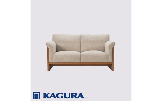 家具蔵 KAGURA 2Pソファ フレスコ チェリー材 家具 ソファー 2人掛け sofa リビングソファー 木材 無垢材 職人 手作業 天然木 高級木材 無添加 安全 ジャパニーズモダン 高級家具 熟練 無着色 おしゃれ 天然木無垢材 温もり シンプル 洗練 【株式会社アイダ】【ho1166】