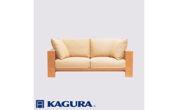 家具蔵 KAGURA 3Pソファ モデルノ チェリー材 家具 ソファー 3人掛け sofa リビングソファー 木材 無垢材 職人 手作業 天然木 高級木材 無添加 安全 ジャパニーズモダン 高級家具 熟練 無着色 おしゃれ 天然木無垢材 温もり シンプル 洗練 【株式会社アイダ】【ho1167】