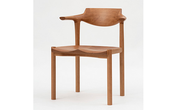 家具蔵 KAGURA ダイニングセット 1650 ダン＆グランデ チェリー材 家具 テーブル アームチェア 木材 無垢材 無着色 職人 手作業 寛ぎ シンプル 洗練 茨城県 【株式会社アイダ】【ho1274】