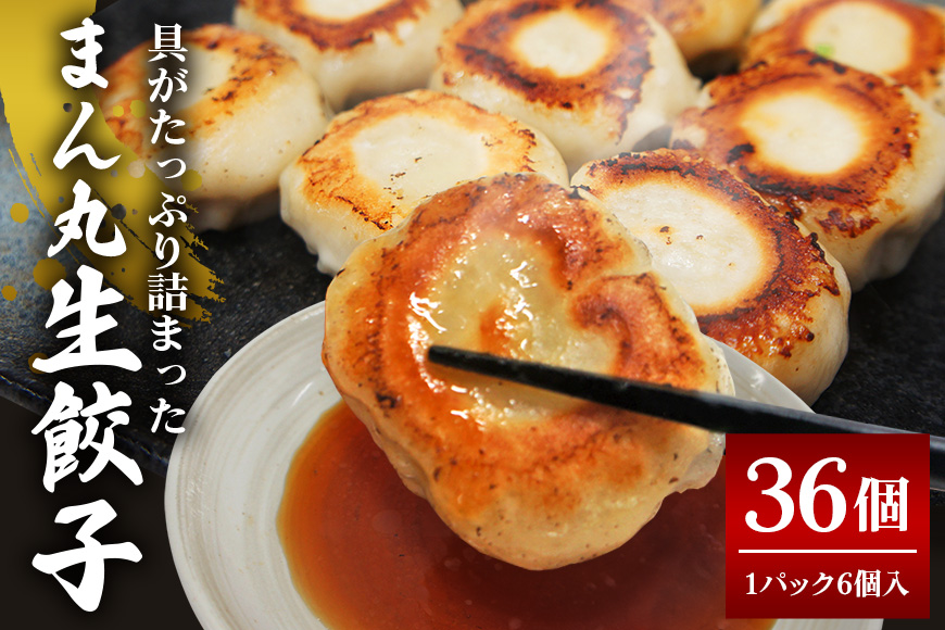 まん丸生餃子冷凍30g×36個入り（1pac 6個入り） 【そうざい男しゃく（株式会社池延）】【ho1438】