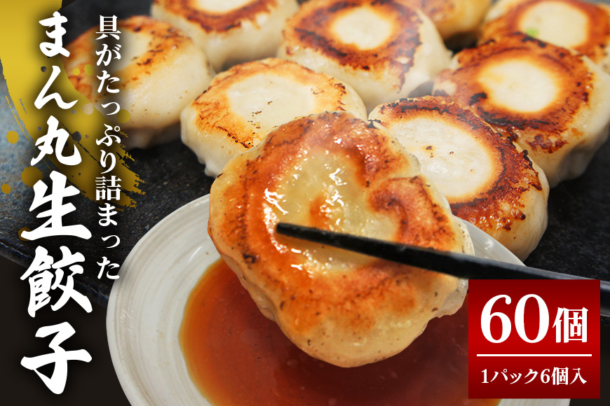 まん丸生餃子冷凍30g×60個入り（1pac 6個入り） 【そうざい男しゃく（株式会社池延）】【ho1439】