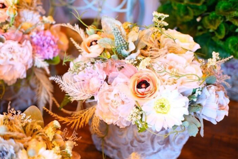 アーティフィシャルフラワーアレンジ Lサイズ 造花 アレンジメント インテリア ギフト プレゼント ご褒美 花