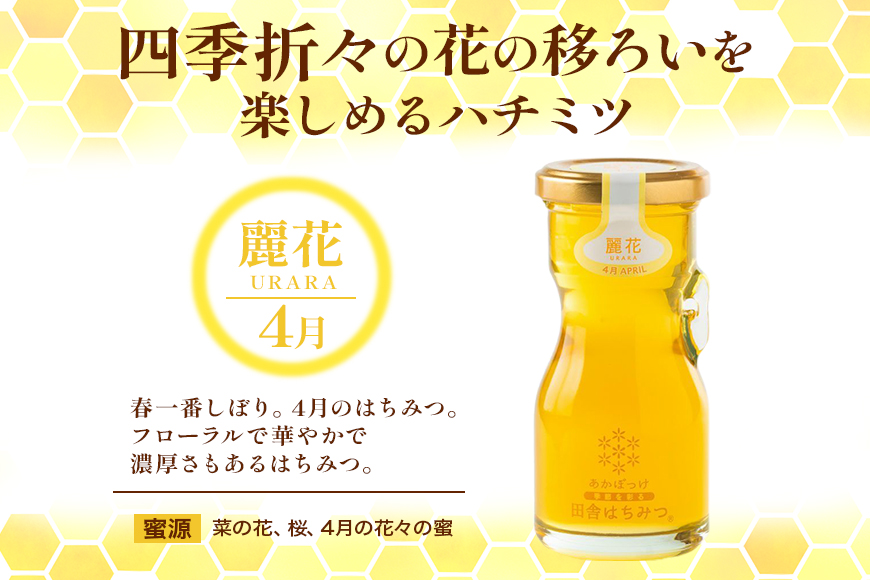 季節で移ろう田舎はちみつ7種ギフトセット 結蜜 Musubi-R7 茨城県共通返礼品 五霞町生ハチミツ 非加熱 茨城県産