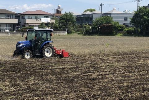 畑の除草サービスチケット トラクター耕起作業 那珂市限定