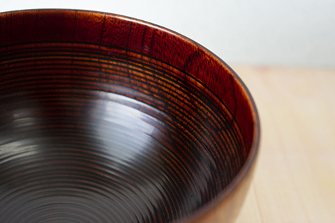 千筋 飯椀 茶 保温性 耐久性 国産ケヤキ 保湿性 大子漆 ご飯茶わん 木製 お椀 ご飯茶碗