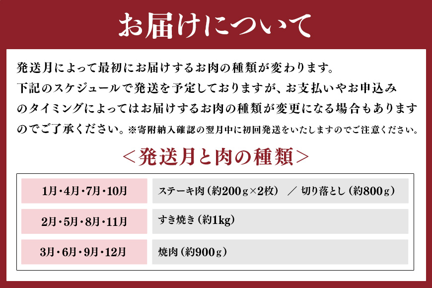 3ヵ月定期便 常陸牛どどーんっ！と定期便 総重量約3Kg超え 茨城県共通返礼品 常陸牛 ステーキ 切り落とし すき焼き 焼肉 黒毛和牛 最高級ブランド お中元 牛肉 上品な脂の甘さ 牛丼 肉ギフト 霜降り ブランド牛 国産牛 しゃぶしゃぶ 冷凍 茨城