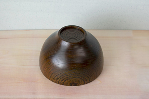 千筋 飯椀 黒 保温性 耐久性 国産ケヤキ 保湿性 大子漆 ご飯茶わん 木製 お椀 ご飯茶碗