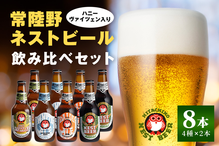 ハニーヴァイツェン入り飲み比べ８本セット