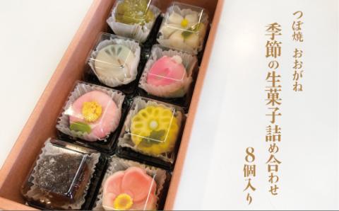 季節の生菓子詰め合わせ 練りきり8個 和菓子 和スイーツ スイーツ お土産 贈り物