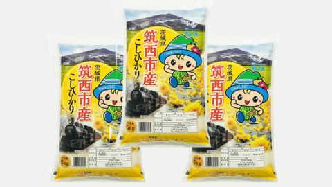 茨城県 筑西市産 コシヒカリ 15kg （ 5kg × 3袋 ） 三ツ星 マイスター 米 コメ こしひかり 単一米 精米 [CH013ci]