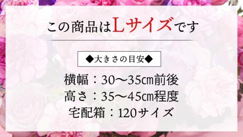 癒し の フラワー セラピー アレンジメント Lサイズ お花 花 はな アレンジ リラックス リフレッシュ ストレス [CT126ci]