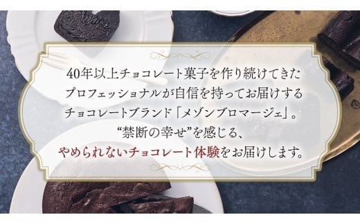 【 禁断の幸せ 】 フォンダンショコラ チョコ チョコレート 生チョコ ショコラ ケーキ デザート スイーツ 贈り物 贈答 ギフト バレンタイン ホワイトデー [CS006ci]
