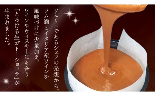 スイーツコンテスト 日本一 シェフ の「 とろける 生 ガトーショコラ 」 5号 手作り ケーキ チョコ チョコレート ショコラ 誕生日 バースデーケーキ 誕生日ケーキ クリスマス クリスマスケーキ [CF016ci]