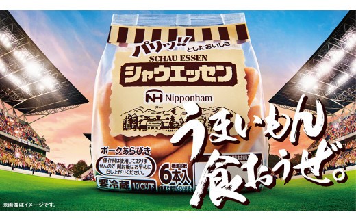 【 定期便 3か月 】 毎月お届け！ シャウエッセン 6束セット 本格 ソーセージ ウインナー 定期便 日本ハム 日ハム シャウエッセン 定期便 新生活 応援 肉 お肉 豚肉 にくニッポンハム あらびき ソーセージ 大容量 朝食 弁当 おかず おつまみ つまみ まとめ買い 業務用 国産 豚肉 高級  [AA064ci]