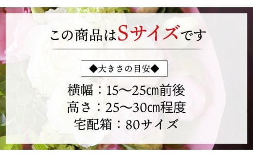 【 6ヶ月 定期便 】 癒し の フラワー セラピー ブーケ Sサイズ お花 花 はな リラックス リフレッシュ ストレス [CT109ci]