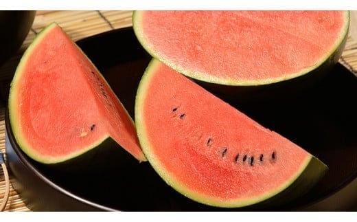 【 JA北つくば 】 黒こだますいか 「 誘惑のひとみ 」 4～5玉 2026年産 スイカ 果物 フルーツ 小玉スイカ 小玉 西瓜 くだもの デザート 茨城 [AE004ci]