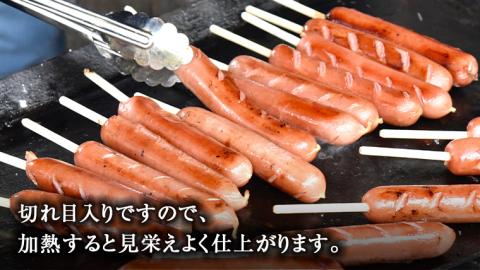 日本ハム ・ 業務用 切り目入り 串付き フランク 60本セット ( 10本×6袋 ) フランクフルト ソーセージ パーティー バーベキュー おつまみ BBQ イベント セット [AA093ci]