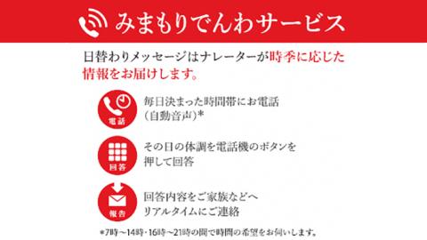 郵便局のみまもりサービス「みまもりでんわサービス（３ヶ月）」固定電話コース[BP005ci]