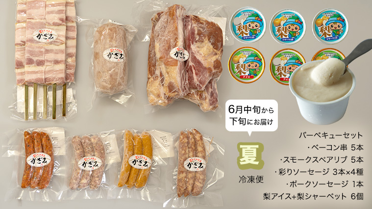 【 年4回お届け 】 燻製職⼈ 風實 の 春夏秋冬 シーズン 満喫 定期便 茨城県 銘柄豚 ローズポーク キングポーク ブランド豚 豚肉 肉 お肉 ベーコン ハム ステーキ ソーセージ かも チーズ チャーシュー もつ煮 梨 なし フルーツ アイスクリーム アイス [AJ034ci]