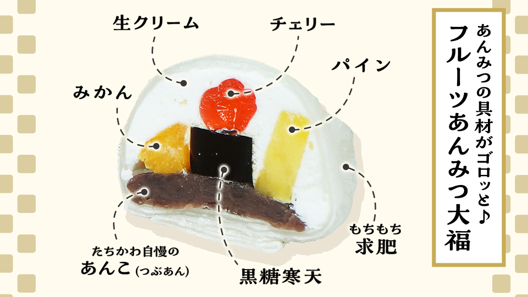 【 菓子庵たちかわ 】 スイーツ大福 人気 2種 セット (5個入 × 2箱) 手作り もちもち スイーツ いちご大福 いちご イチゴ 苺 さくらんぼ みかん オレンジ パイナップル 生クリーム フルーツ 果物 和菓子 菓子 お菓子 餡子 あんこ [AY022ci]