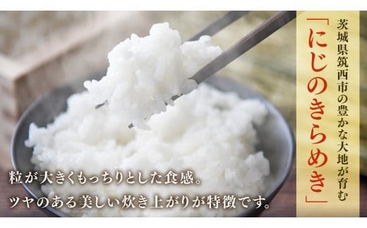 スピード発送!! （最短2日～7日程度で発送） 茨城県 筑西市産 にじのきらめき 10kg ( 障がい者アート パッケージ ) ( 5kg × 2袋 ) 令和7年産 新米 精米 米 お米 コメ 白米 茨城県 筑西市 三ツ星 マイスター スピード配送 [CH023ci] にじのきらめき 単品 10kg