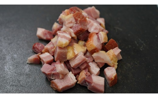 【 3ヶ月 定期便 】 燻製職人 風實 の 熟成 パラパラ ベーコン ( 100g×5 ) 茨城県 銘柄豚 ローズポーク ブランド豚 豚肉 肉 お肉 ベーコン [AJ035ci]