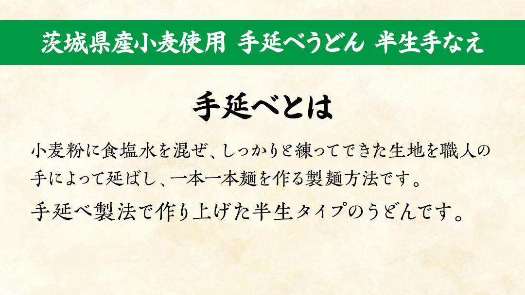 手延べうどん 半生手なえ 6袋 ( 12人前 ) 麺 めん 半生 [BE009ci]
