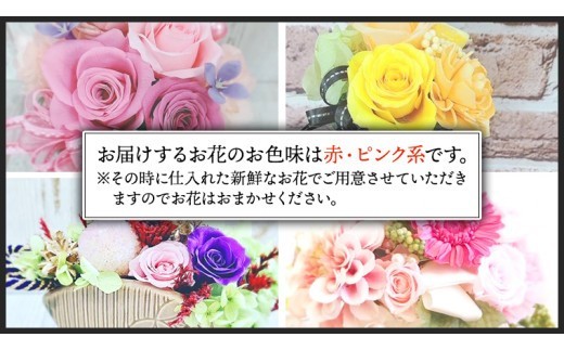 【 母の日 】 赤 ・ ピンク 系 プリザーブド フラワー M ギフト プレゼント 花 お祝い 贈答 記念日 [CT102ci]