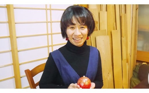 沈金の夫婦箸　華柄[BM013ci]