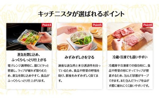 キッチニスタラップ 定番セット （ 20本入り ） ラップ 食品ラップ セット 50ｍ キッチン 台所用品 日用品 キッチニスタ 消耗品 キッチン用品 [DO002ci]