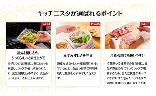  キッチニスタラップ お試しセット （ 10本入り ） ラップ 食品ラップ セット キッチン 台所用品 日用品 キッチニスタ 消耗品 [DO001ci]