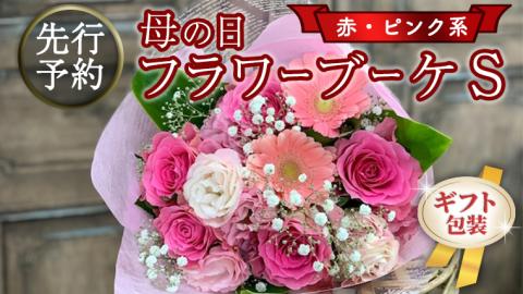 【 母の日 】 ブーケ S 赤 ・ ピンク 系 ギフト プレゼント 花 お祝い 贈答 記念日 [CT088ci01]