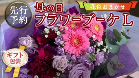 【 母の日 】 ブーケ L ・ 花色 おまかせ ギフト プレゼント 花 お祝い 贈答 記念日 [CT096ci01]