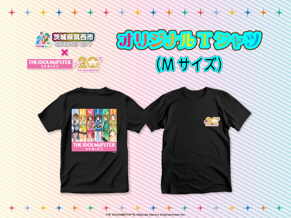 『 アイドルマスター 』シリーズ  オリジナル コラボTシャツ 2025 Mサイズ アイマス Tシャツ ゲーム [ZZ057ci]