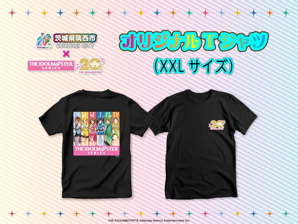 『 アイドルマスター 』シリーズ  オリジナル コラボTシャツ 2025 XXLサイズ アイマス Tシャツ ゲーム [ZZ060ci]