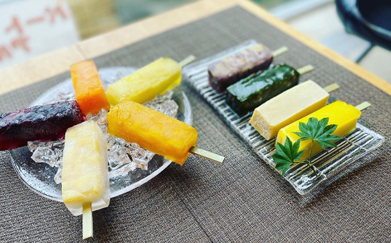 冷たくてモチモチ　新食感アイス　くずバーセット