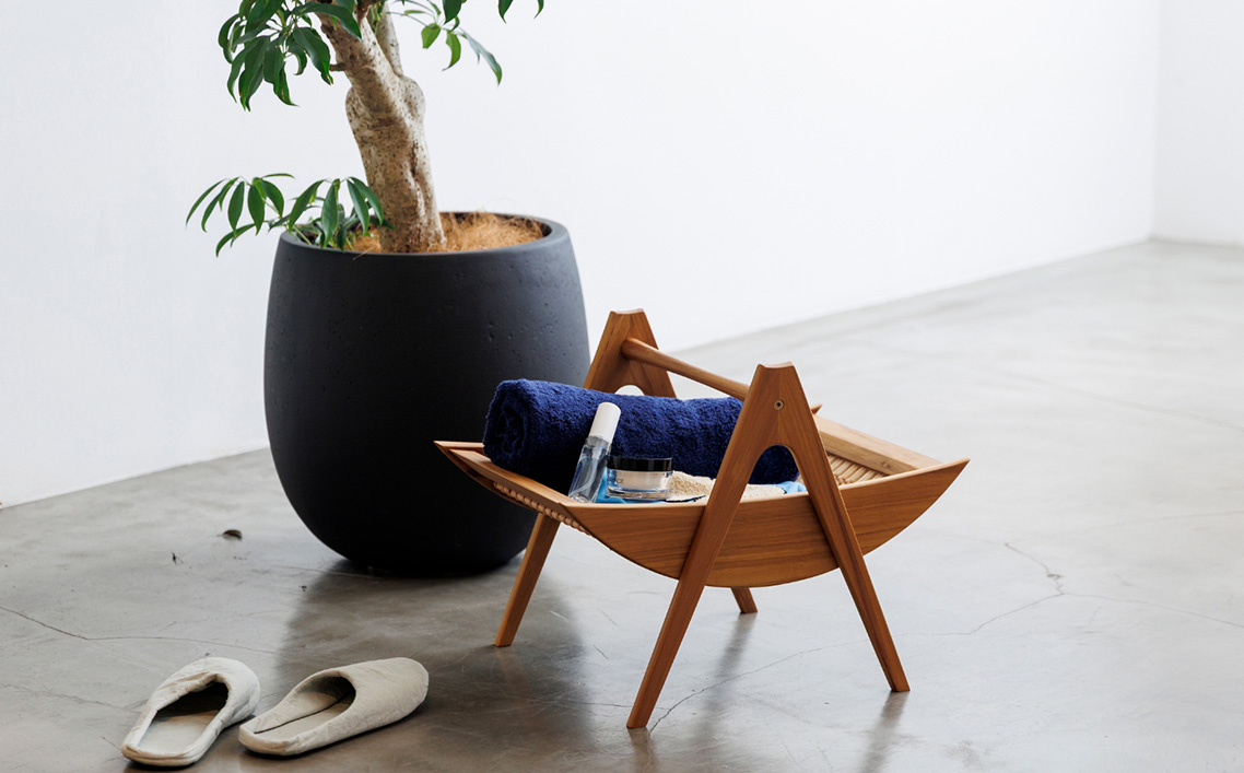 【マルニファニシング】NO.544 マガジンラック（ナチュラル）