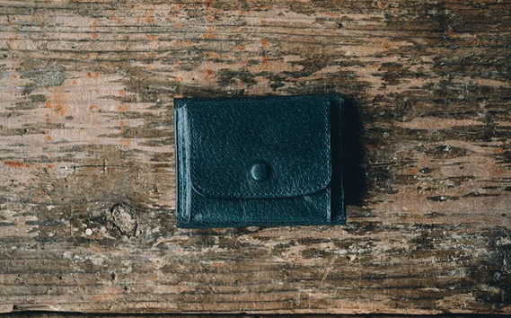 【ピッグレザー】コンパクトウォレット（ネイビー）