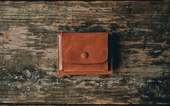 【ピッグレザー】コンパクトウォレット（ブラウン）