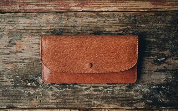 【ピッグレザー】コンチネンタルウォレット（ブラウン）